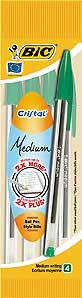 BIC CORPS TRANSPARENT - EMBOUT ET CAPUCHON À LA COULEUR DE L'ENCRE - NIVEA