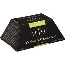 FEYEL FOIE GRAS DE CANARD ENTIER MI CUIT BARQUETTE 180G