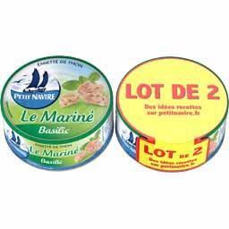 PETIT NAVIRE THON MARINÉ BASILIC PETIT NAVIRE 2X110G