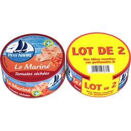 PETIT NAVIRE THON MARINE TOMATE SECHEE PN 2X110G