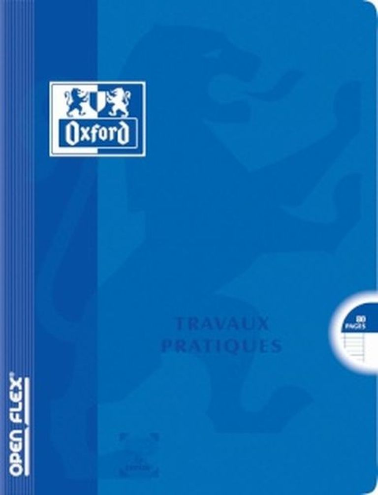 OPENFLEX CAHIER TRAVAUX PRATIQUES OPENFLEX AGRAFE 170X220 80P 90-120G SEYES/UNI