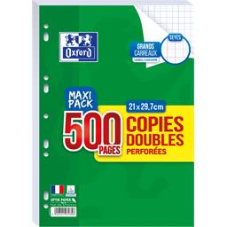 OXBOW COPIES DOUBLES OXFORD PERFOREES 500 PAGES - 90G - SEYES RDC 2012