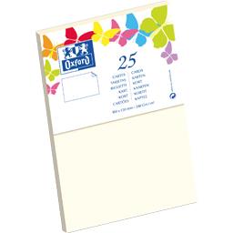 OXFORD 25 CARTES 100X150 VANILLE 240G