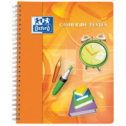 OXFORD CAHIER DE TEXTES  COUVERTURES POLYPRO 170X220 148P SEYES