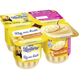LA LAITIERE RIZ AU LAIT VANILLE LA LAITIERE OFFRE DECOUVERTE 4X115G