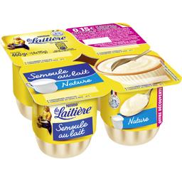 LA LAITIERE SEMOULE AU LAIT VANILLE LA LAITIERE OFFRE DECOUVERTE 4X115G