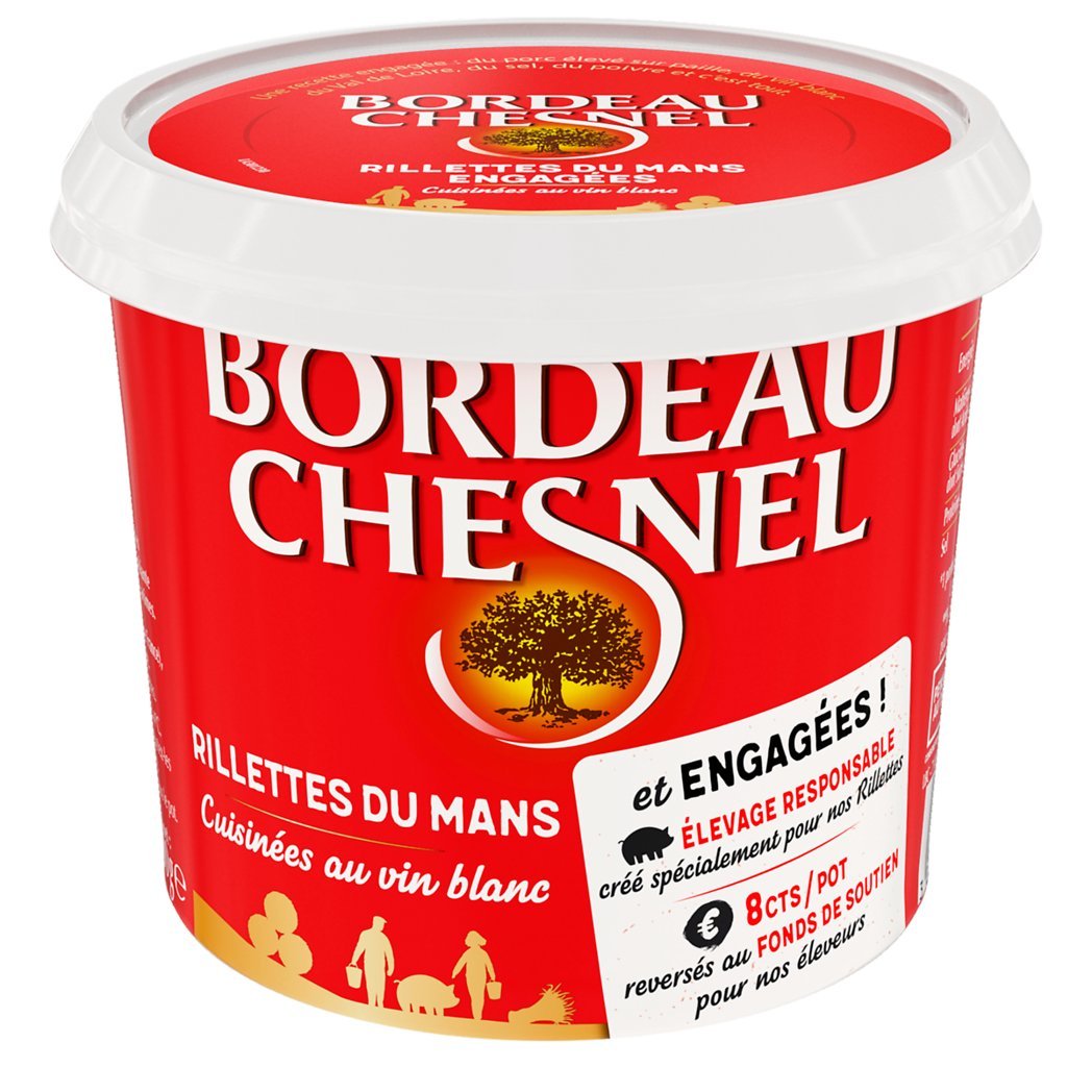 BORDEAU CHESNEL BORDEAU CHESNEL RILLETTES DE PORC ENGAGEES 200G