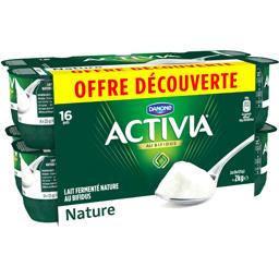 ACTIVIA ACTIVIA BIFIDUS NATURE 16X125G OFFRE DECOUVERTE