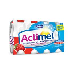 ACTIMEL ACTIMEL NATURE ET SAVEUR FRAISE 8X100G
