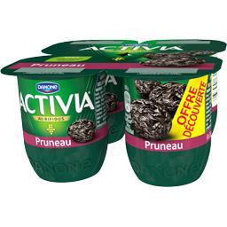 ACTIVIA ACTIVIA BIFIDUS FRUITS PRUNEAU 4X125G OFFRE DECOUVERTE