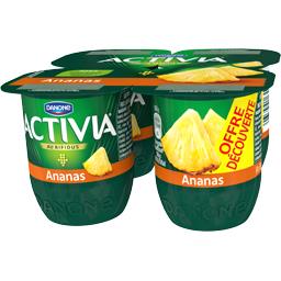 ACTIVIA ACTIVIA BIFIDUS FRUITS ANANAS 4X125G OFFRE DECOUVERTE
