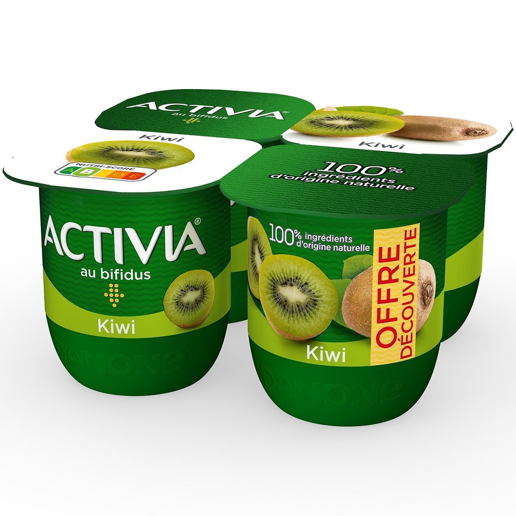 ACTIVIA ACTIVIA FRUITS KIWI 4X125G OD