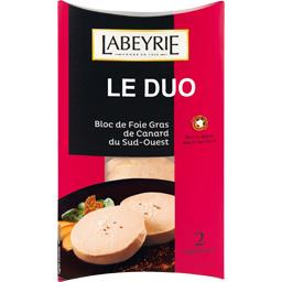 LABEYRIE BLOC FOIE GRAS CANARD DUO IGPSO LABEYRIE 2TR 75G