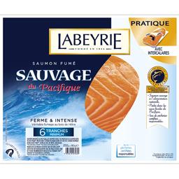 LABEYRIE SAUMON FUME SAUVAGE 6TR LABEYRIE 180G