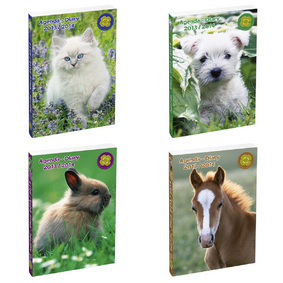 ANIMAUX DOMESTIQUES/SAUVAGES AGENDA SCOLAIRE 120X170 1J/P 384 P COUV ROGNEE VIF VERNIE ANIMAUX DOME