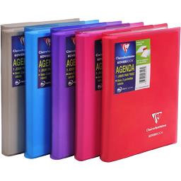 CLAIREFONTAINE KOVER BOOK AGENDA SCOLAIRE RABATS 120X170 400P COUV PVC AMOVIBLE VISUE