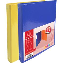 EXACOMPTA LOT DE 2 CLASSEUR AVEC ETIQUETTE DE DOS DOS DE 40 MM 210X297 4 ANNEAUX