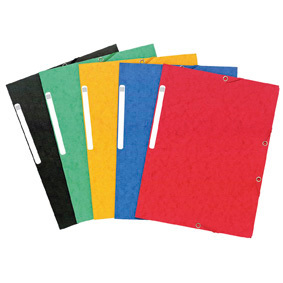 EXACOMPTA CHEMISE A ELASTIQUES 3 RABATS 240X320 CARTE LUSTREE P.E.F.C. 5/10EME 5