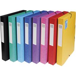 EXACOMPTA BOITE DE CLASSEMENT A ELAST DOS DE 40 MM 240X320 CARTE LUSTREE P.E.F.C