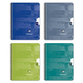 CLAIREFONTAINE CAHIER RELIURE INTEGRALE 170X220 180 PAGES 5X5 PAPIER P.E.F.C. 90G COU