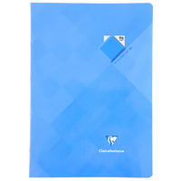 CLAIREFONTAINE CAHIER PIQURE 210X297 96 PAGES SEYES PAPIER P.E.F.C. 90G COUVERTURE PE