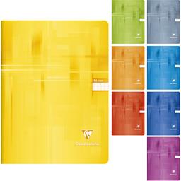CLAIREFONTAINE CAHIER PIQURE 240X320 96 PAGES SEYES PAPIER P.E.F.C. 90G COUVERTURE PE