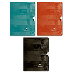 CLAIREFONTAINE CAHIER PIQURE 240X320 48 PAGES SEYES PAPIER P.E.F.C. 90G COUVERTURE PE