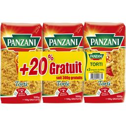 PANZANI TORTI PANZANI 500GX3 + 20% GRATUIT