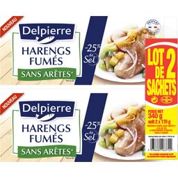 DELPIERRE HARENGS ALLEGES SEL 2X170G DELPIERRE