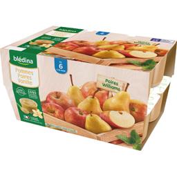 BLEDINA COUPELLES POMMES POIRES VANILLE BLEDINA 12X100G