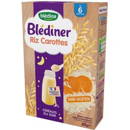 BLEDINA BLEDINER RIZ CAROTTES DES 6 M. 210G