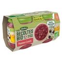BLEDINA LES RECOLTE BIO POM/CASSIS X2