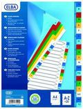 ELBA INTERCALAIRES ALPHABETIQUES A4 20 POS POLYPRO SOUPLE 12/100E OPAQUE