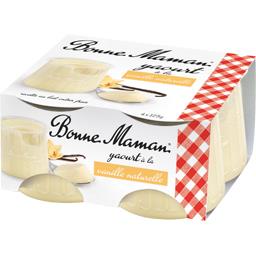 BONNE MAMAN YAOURT VANILLE BONNE MAMAN 4X125G