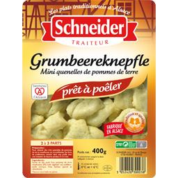 SCHNEIDER QUENELL NATURE BARQUETTE 400G