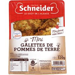 SCHNEIDER TRAITEUR MINI GALETTE PDT B.PLA 320G