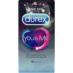 DUREX PRESERVATIFS YOU&ME DUREX X10
