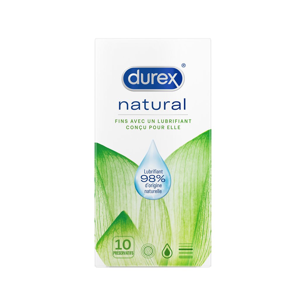 DUREX DUREX PRÉSERVATIFS NATURAL X 10
