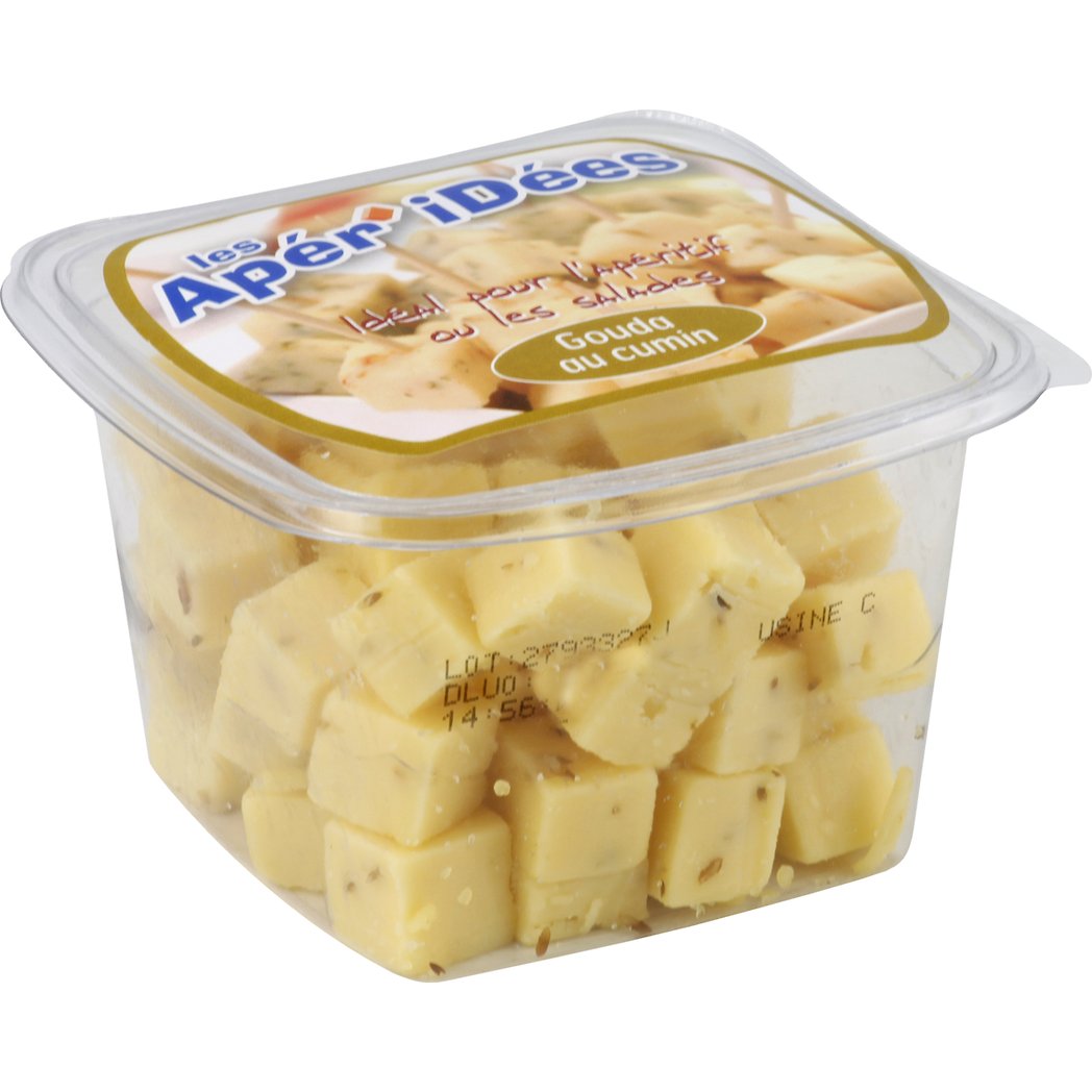 CENTURION GOUDA CUMIN 48% CUB BARQUETTE 150G