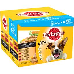PEDIGREE VITAL 100g x16 +8 gratuit