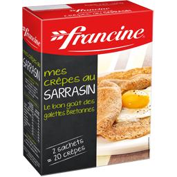 FRANCINE PRÉPARATION CRÊPE AU SARRASIN FRANCINE 440G