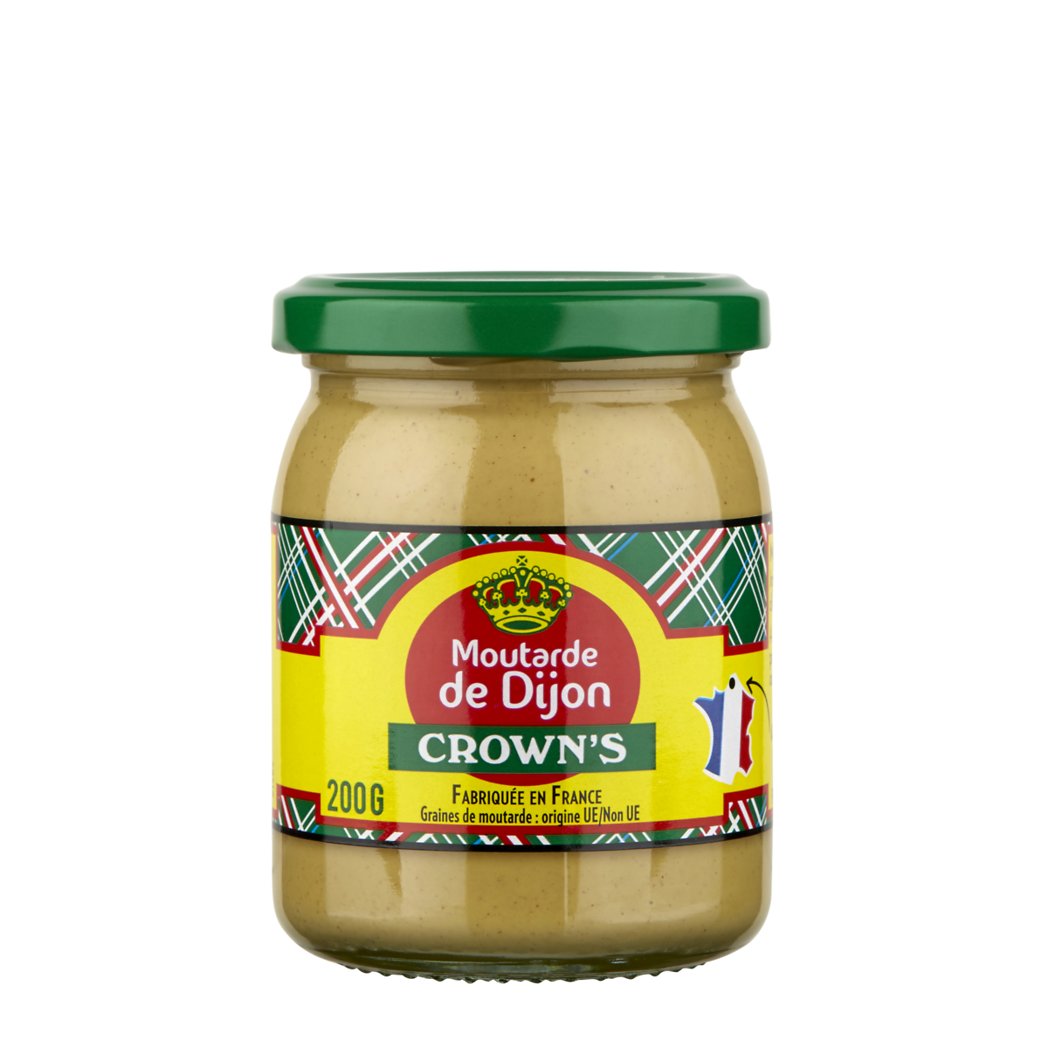 CROWNS Moutarde Dijon Pot 200g