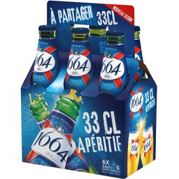 1664 BIÈRE 1664 BLONDE 5.5DEGRÉS PACK PANIER 6X33CL