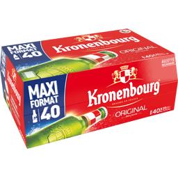 KRONENBOURG BIÈRE KRONENBOURG 40X25CL MAXI FORMAT