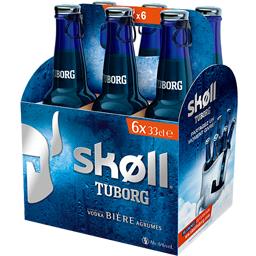 TUBORG BIÈRE SKOLL TUBORG 6X33CL 6D