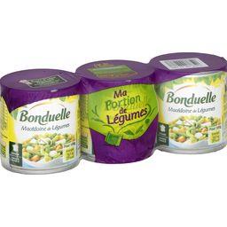 BONDUELLE MACÉDOINE BONDUELLE BOÎTE 1/4 X3 390G