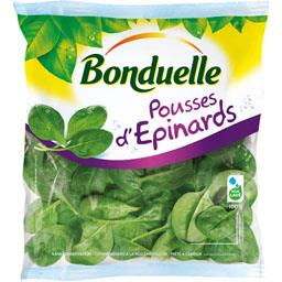 BONDUELLE TENDRES POUSSES D'ÉPINARD LES SENSATIONS BONDUELLE SACH.100G