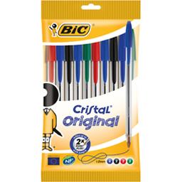BIC CORPS TRANSPARENT - EMBOUT ET CAPUCHON À LA COULEUR DE L'ENCRE - NIVEA