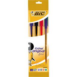 BIC CORPS ORANGE TRANSLUCIDE - EMBOUT ET CAPUCHON À LA COULEUR DE L'ENCRE