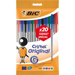 BIC CORPS TRANSPARENT - EMBOUT ET CAPUCHON À LA COULEUR DE L'ENCRE - NIVEA